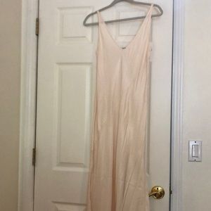 Aritzia, size M, silk midi dress
